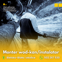Monter wod-kan/Instalator